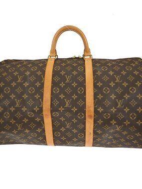 LOUIS VUITTON KEEPALL 55 TRAVEL HANDBAG MONOGRAM